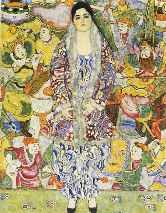 Oil Painting Reproduction of Klimt- Portrait