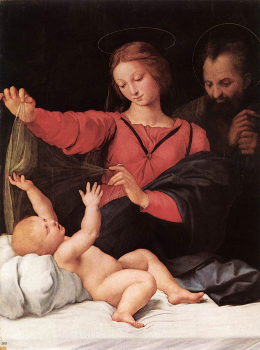 Oil Painting Reproduction of Raphael- Madonna of Loreto