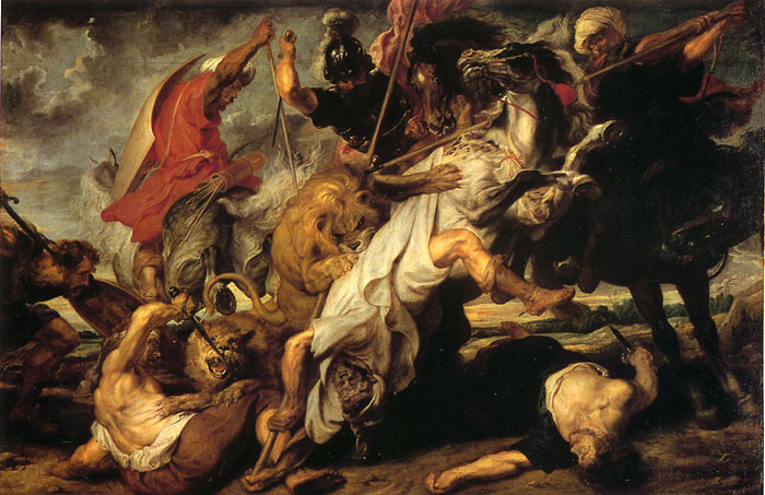 Rubens Oil Painting Reproductions- La Chasse Aux Lions