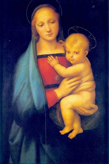 Madonna and Child (The Ansidei Altarpiece) painting, a Raphael Santi paintings reproduction