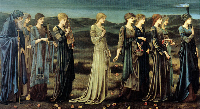 Burne-Jones Oil Painting Reproductions- The Wedding of Psyche