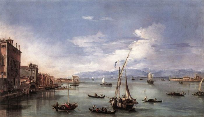 Guardi Reproductions - The Lagoon from the Fondamenta Nuove