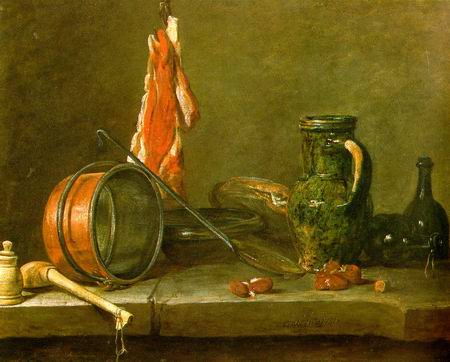 The Meat Day Meal painting, a Jean Baptiste Simeon Chardin paintings reproduction, we never sell The