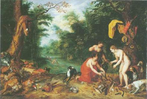 The Predication of the Baptist painting, a School of Antwerp paintings reproduction, we never sell