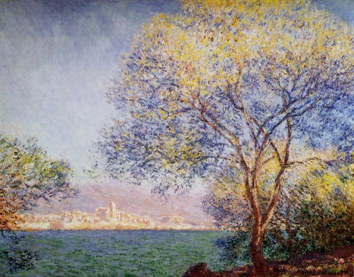 Monet Oil Painting Reproductions - Antibes in the Morning
