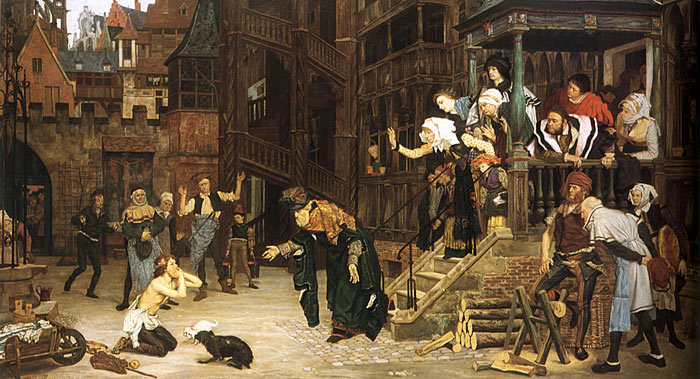 Oil Painting Reproduction of Tissot- The Return of the Prodigal Son