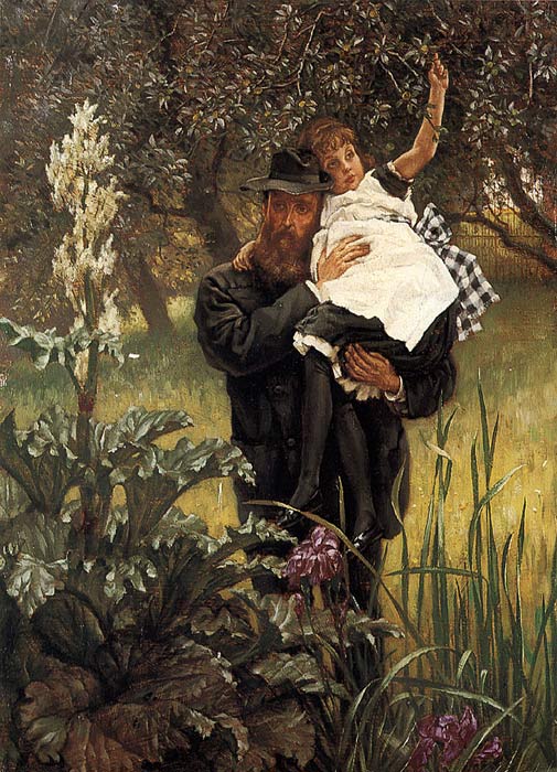 Oil Painting Reproduction of Tissot - The Widower