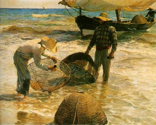 The Walk to Work (Le Depart pour le Travail) painting, a Jea Francois Millet paintings reproduction,