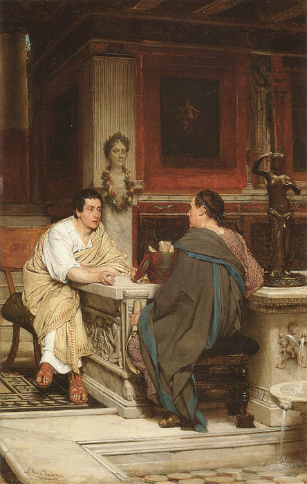 Alma-Tadema Oil Painting Reproductions- The Discourse