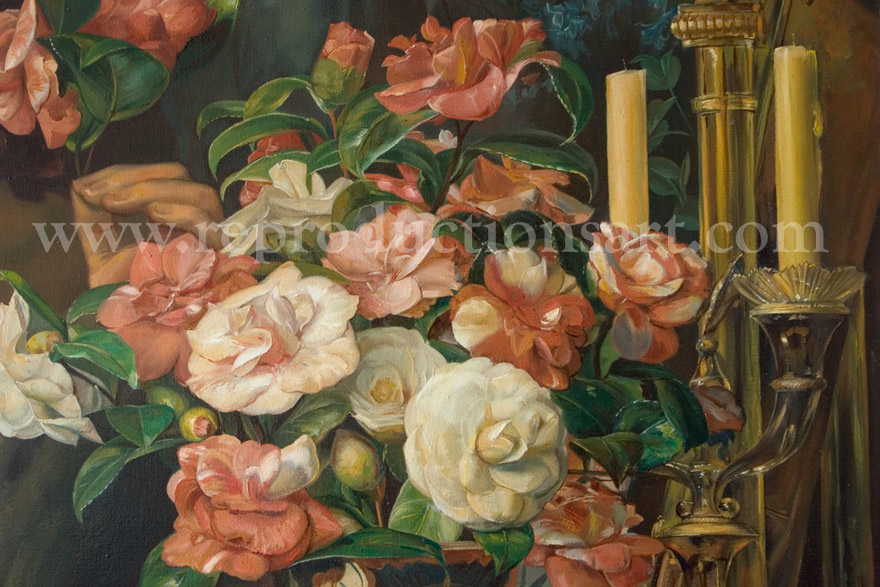 Gil Oil Painting Reproductions - The rest in the march