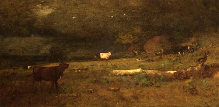 Inness Oil Painting Reproductions- The Coming Storm
