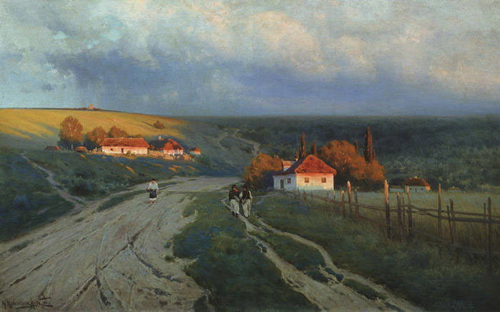 Oil Painting Reproduction of Kryzhitskii - Ukrainian Evening
