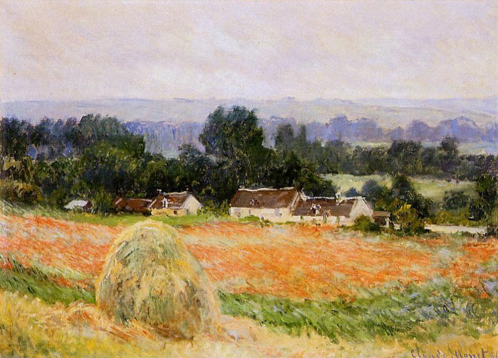 Oil Painting Reproduction of Monet- Haystack at Giverny