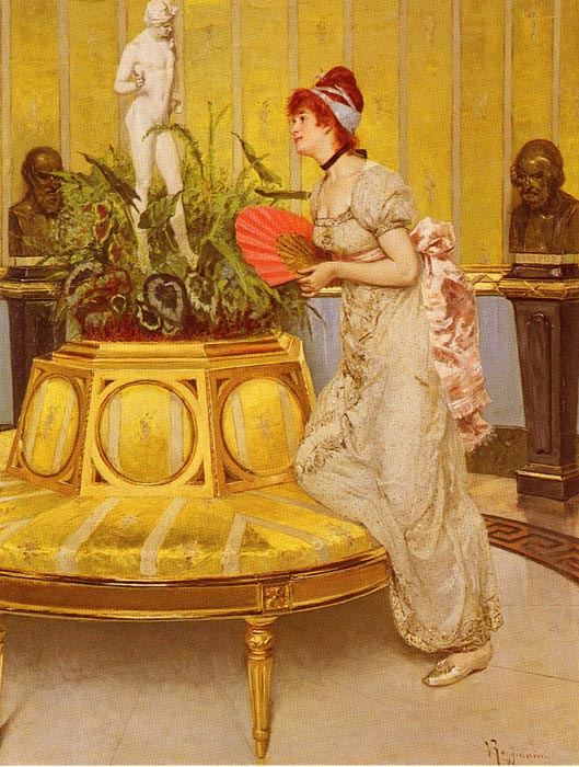 Oil Painting Reproduction of Reggianini- Waiting