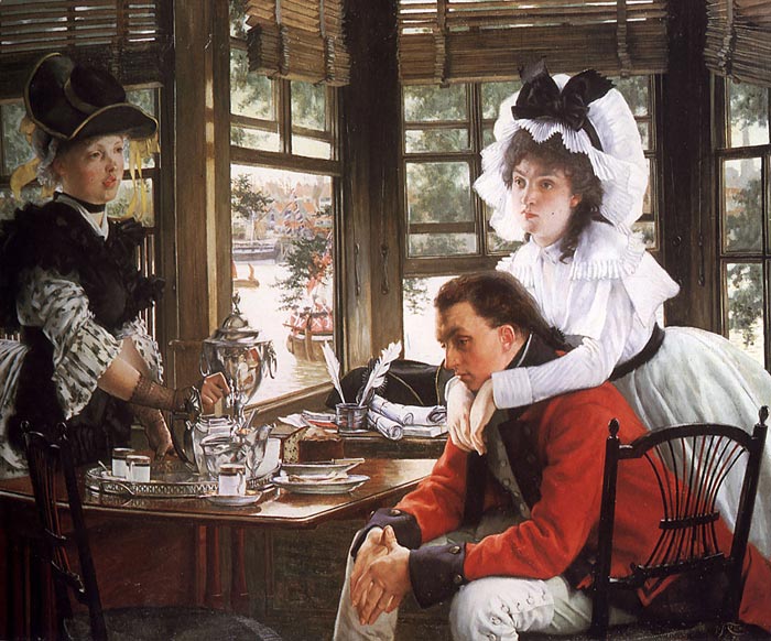 Oil Painting Reproduction of Tissot- Bad News