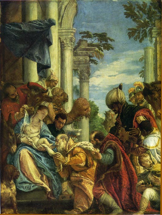 Oil Painting Reproduction of Veronese- The Adoration of the Magi