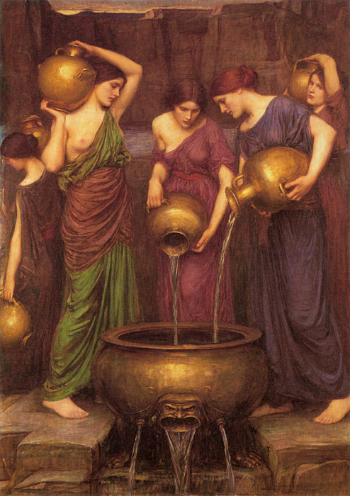 Oil Painting Reproduction of Waterhouse- The Danaides