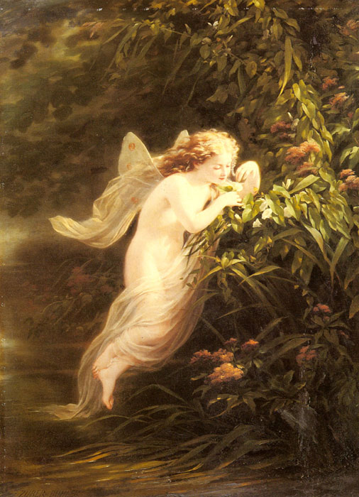 Oil Painting Reproduction of Zuber-Buhler- The spirit of the morning