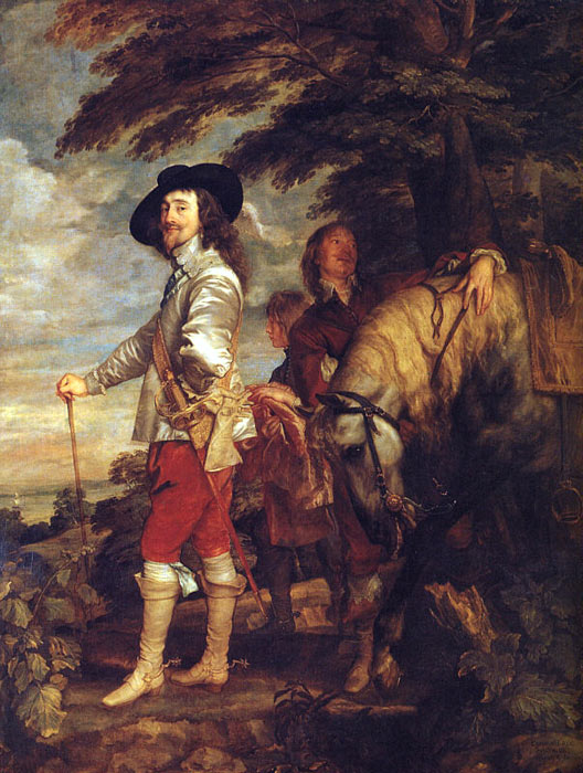 Oil Painting Reproduction of van Dyck- Charles I: King of England at the Hunt