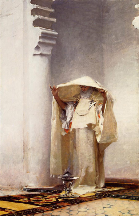 Oil Painting Reproduction of Sargent- Fumee dAmbre gris