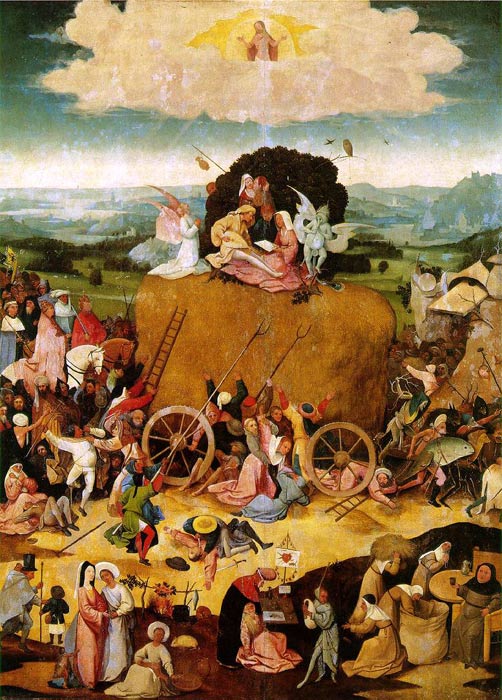 Oil Painting Reproduction of Bosch- Haywain