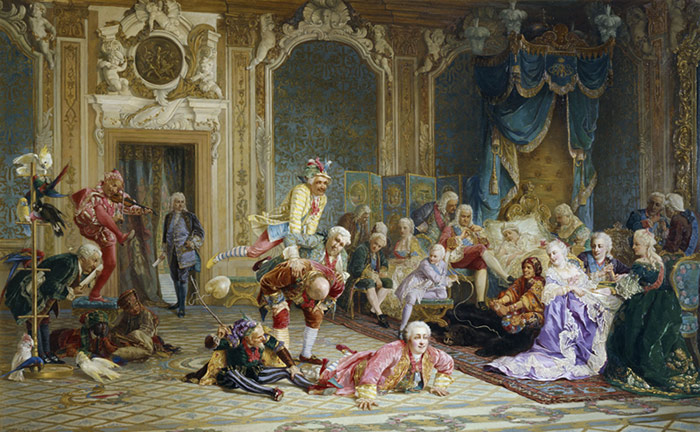 Oil Painting Reproduction of Yakobi - Clowns of the Woman Emperor Anna