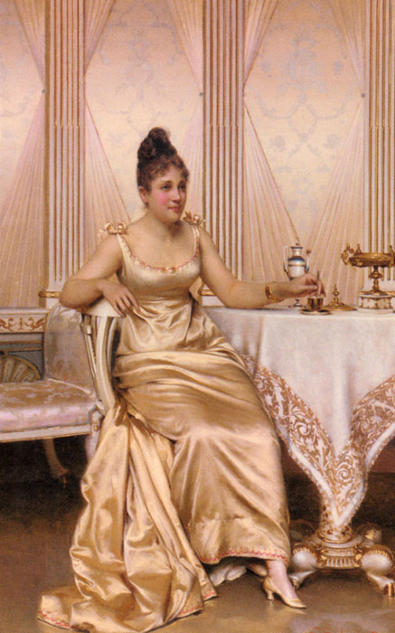 Soulacroix Oil Painting Reproductions - Afternoon Tea