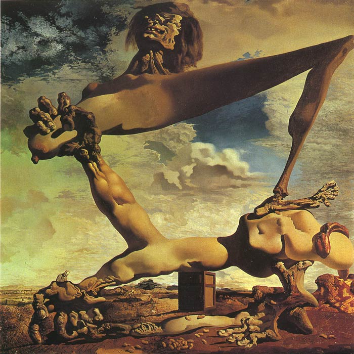 Dali Oil Painting Reproductions - Premonition of Civil War