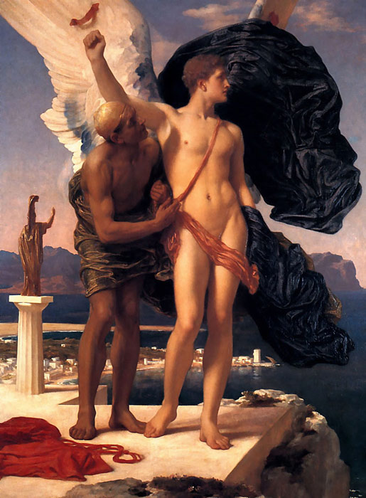 Leighton Oil Painting Reproductions- Daedalus and Icarus