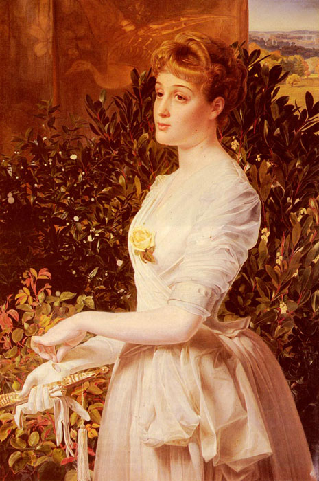 Oil Painting Reproduction of Boldini- Lady Colin Campbell