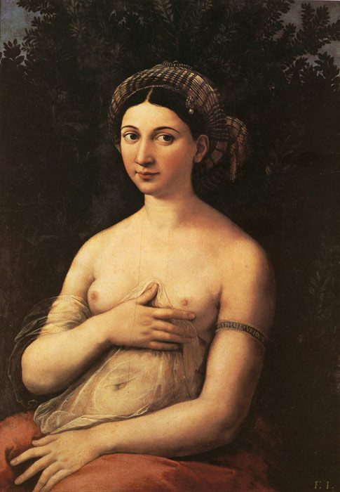 Oil Painting Reproduction of Raphael- Portrait of a Young Woman