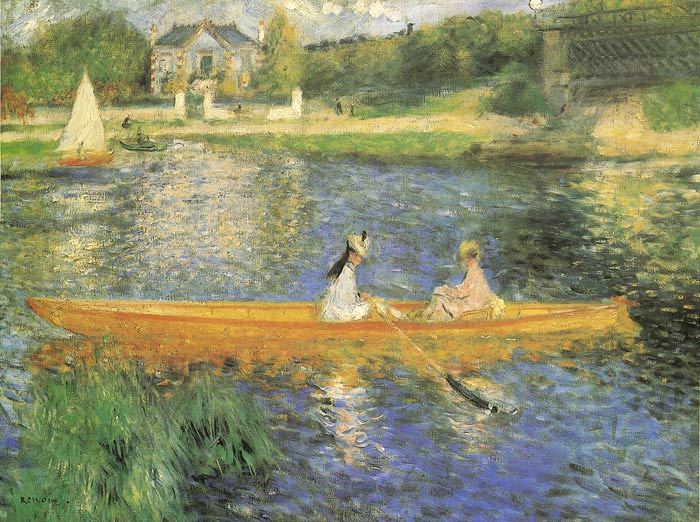 Renoir Oil Painting Reproductions- Banks of the Seine