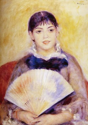 Girl With A fan