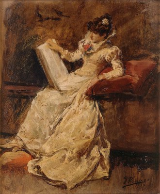 Figura femenina sentada, Seated feminine figure