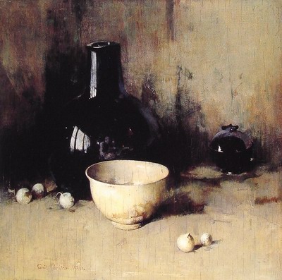 Still life with Self-portrait Reflection
