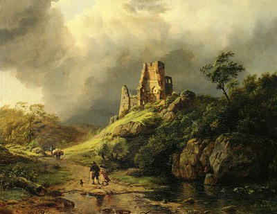 The approaching storm