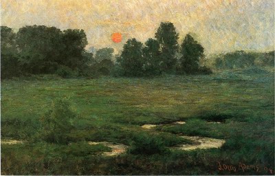 An August Sunset Prarie Dell