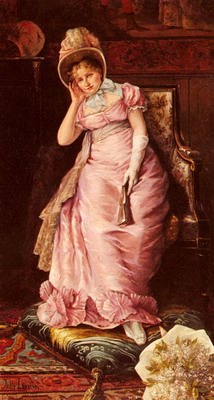 Portrait Of A Lady In Pink