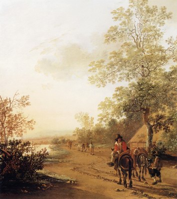 Road by a lake