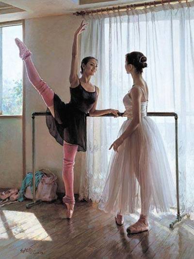 oil painting art ballet oil painting Ballet oil painting