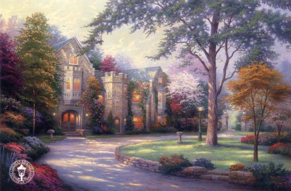 Italy Cottages Landscapes oil painting