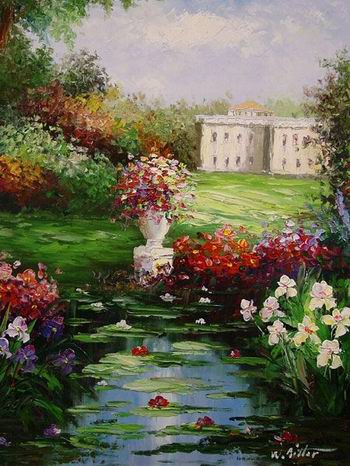 garden oil paintings Garden Garden Oil Paintings Garden oil painting