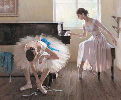 oil painting Ballet Painting Ballet oil painting
