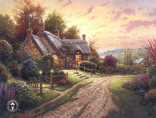 Italy Cottages Landscapes oil painting