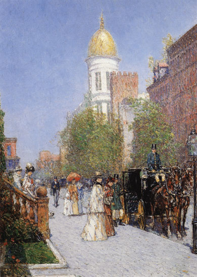 A Spring Morning, Childe Hassam