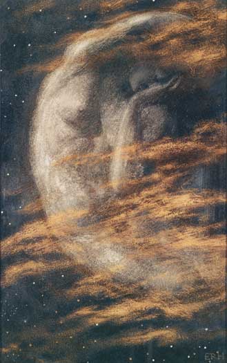 The Weary Moon, Edward Robert Hughes