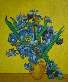 Irises (1890) van gogh paintings - van gogh art