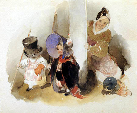 Playing children