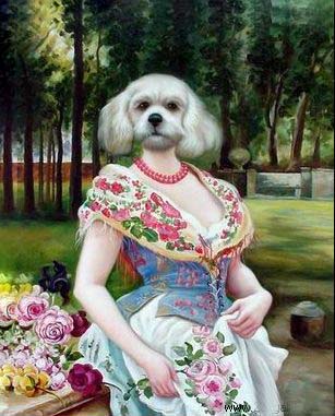 Animal oil painting