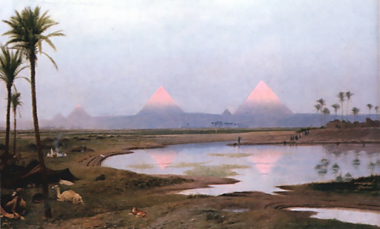 Landscape oil painting